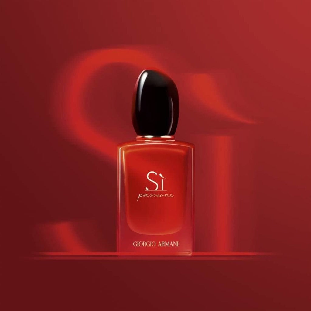 Armani Si Passione Intense Eau de Parfum 100ml Spray for Women - Giorgio Armani EDP Floral Woody Fragrance Vapo 100 ml