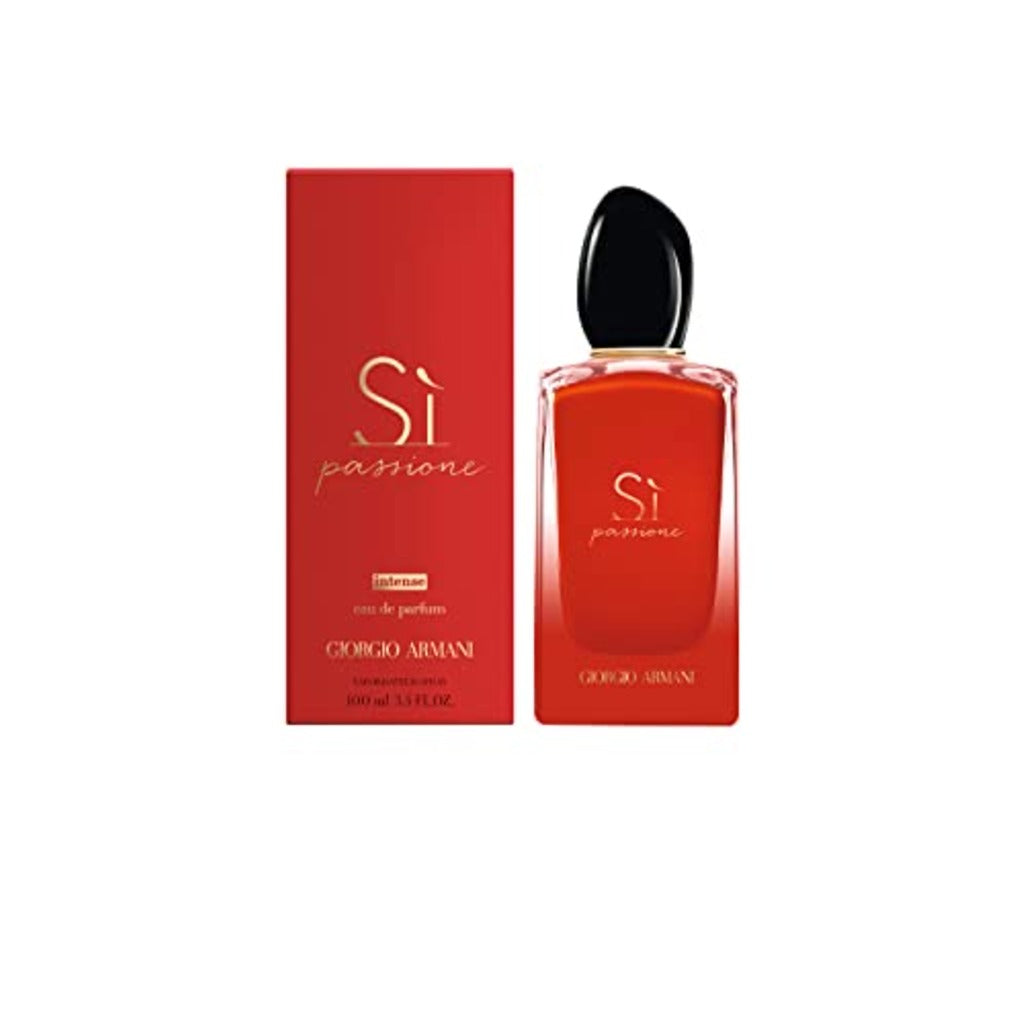 Armani Si Passione Intense Eau de Parfum 100ml Spray for Women - Giorgio Armani EDP Floral Woody Fragrance Vapo 100 ml