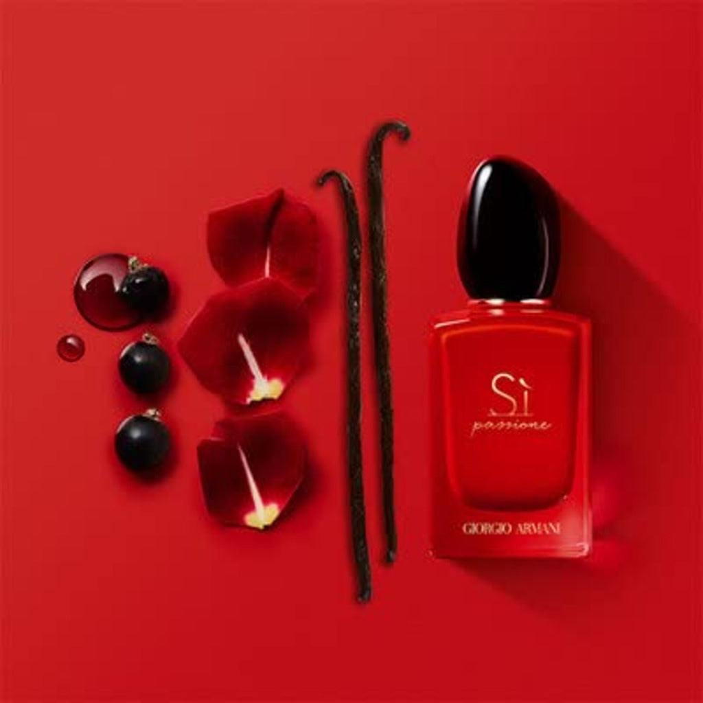 Armani Si Passione Intense Eau de Parfum 100ml Spray for Women - Giorgio Armani EDP Floral Woody Fragrance Vapo 100 ml