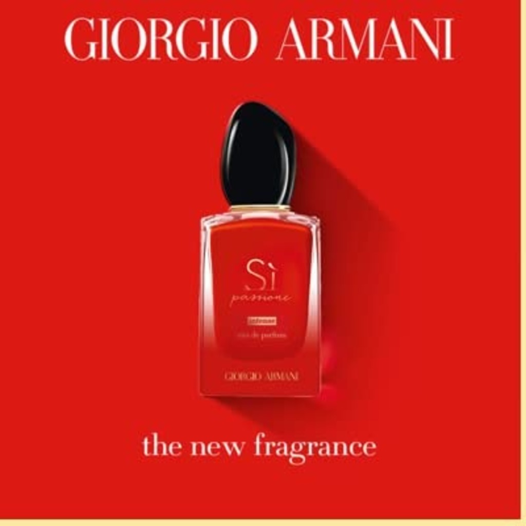 Armani Si Passione Intense Eau de Parfum 100ml Spray for Women - Giorgio Armani EDP Floral Woody Fragrance Vapo 100 ml
