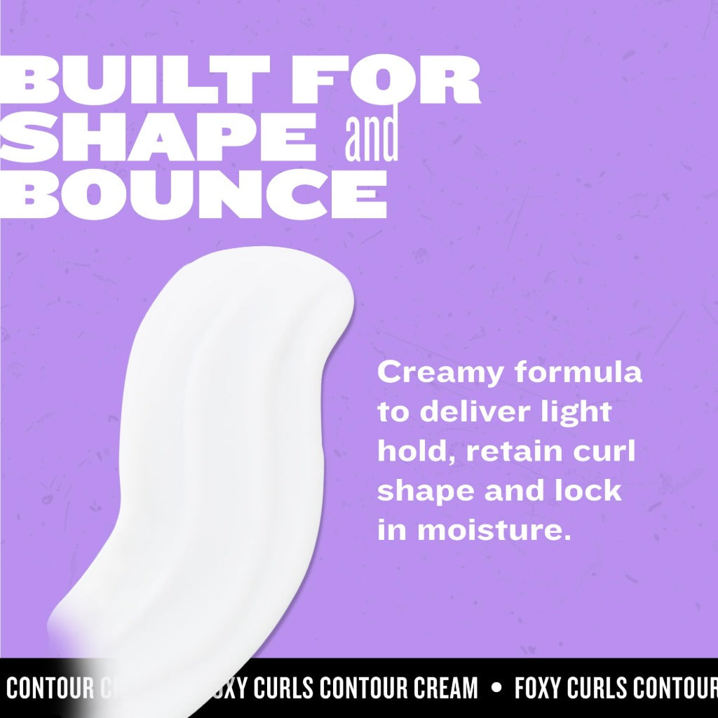 TIGI Bed Head Foxy Curls Contour Cream 200ml - Anti-Frizz Curl Defining Styling Treatment for Wavy and Curly Hair - Hydrating Smoothing - Damaged Box