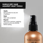 Bumble and bumble. Heat Shield Thermal Protection Mist 125ml Hair Styling Spray for Frizz Control and Heat Damage Repair Protectant