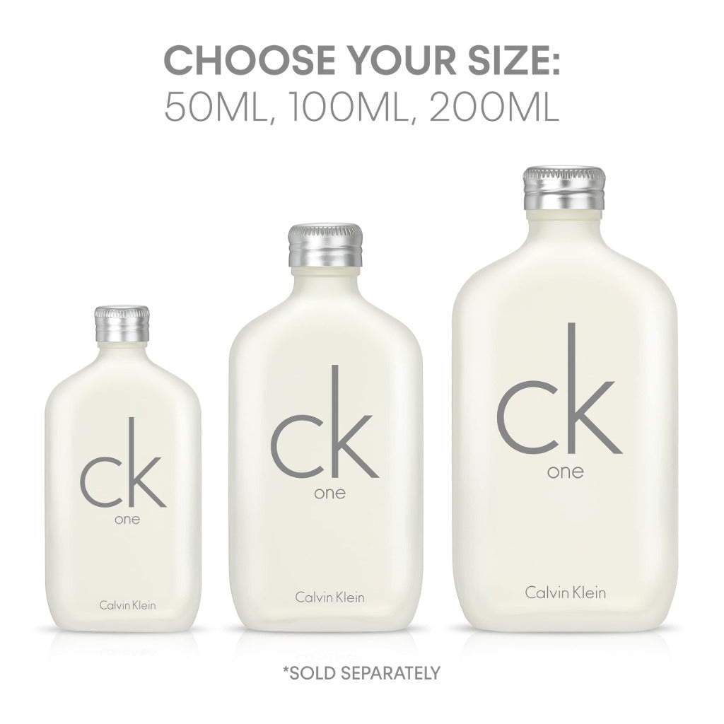 Calvin Klein CK One Unisex Eau de Toilette 200ml Spray - Citrus Fragrance with Green Tea and Musk - Large Size CK1 Perfume for Men and Women - Like New