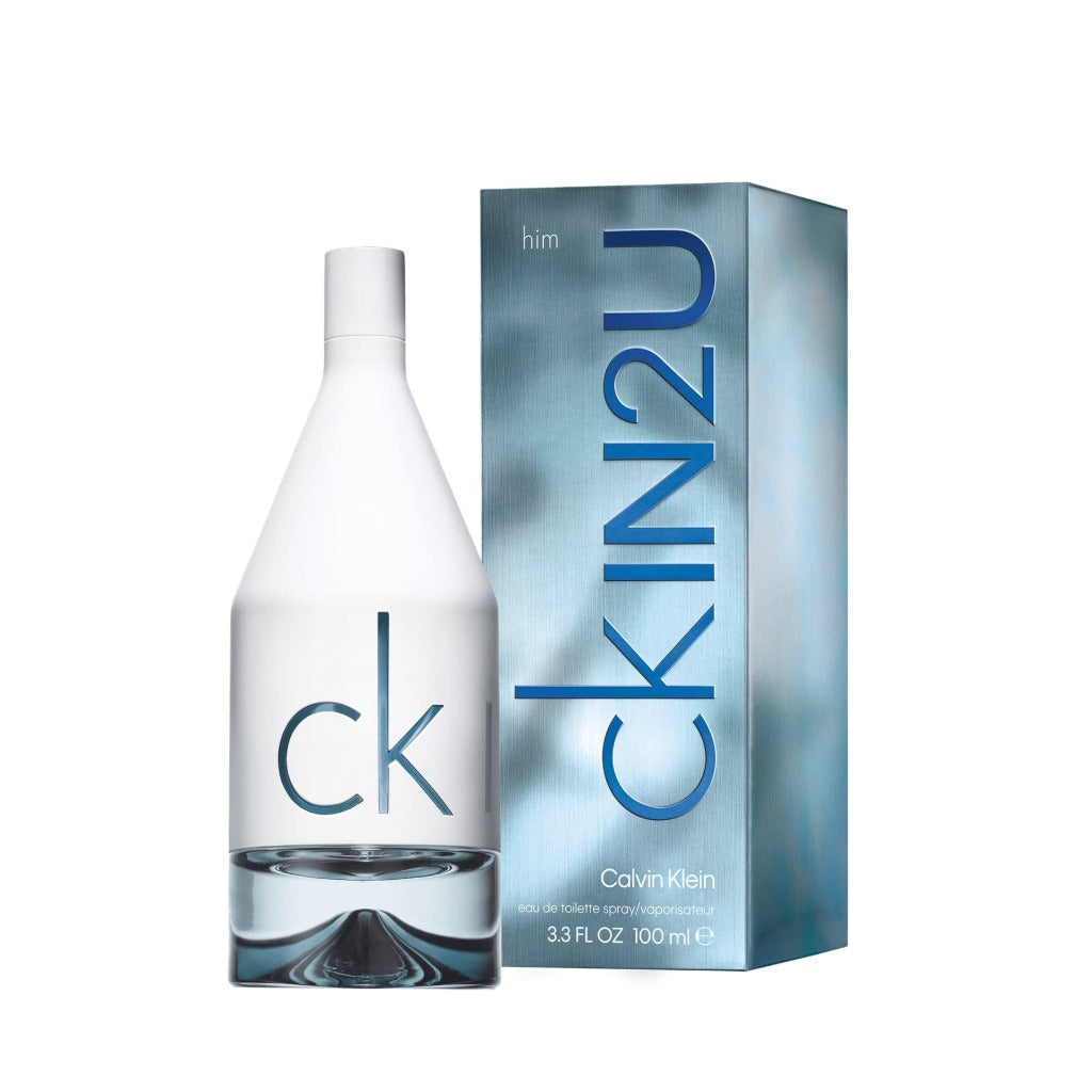 Calvin Klein CK IN2U For Him Eau de Toilette 100ml Spray - Mens Fragrance Aftershave EDT For Men
