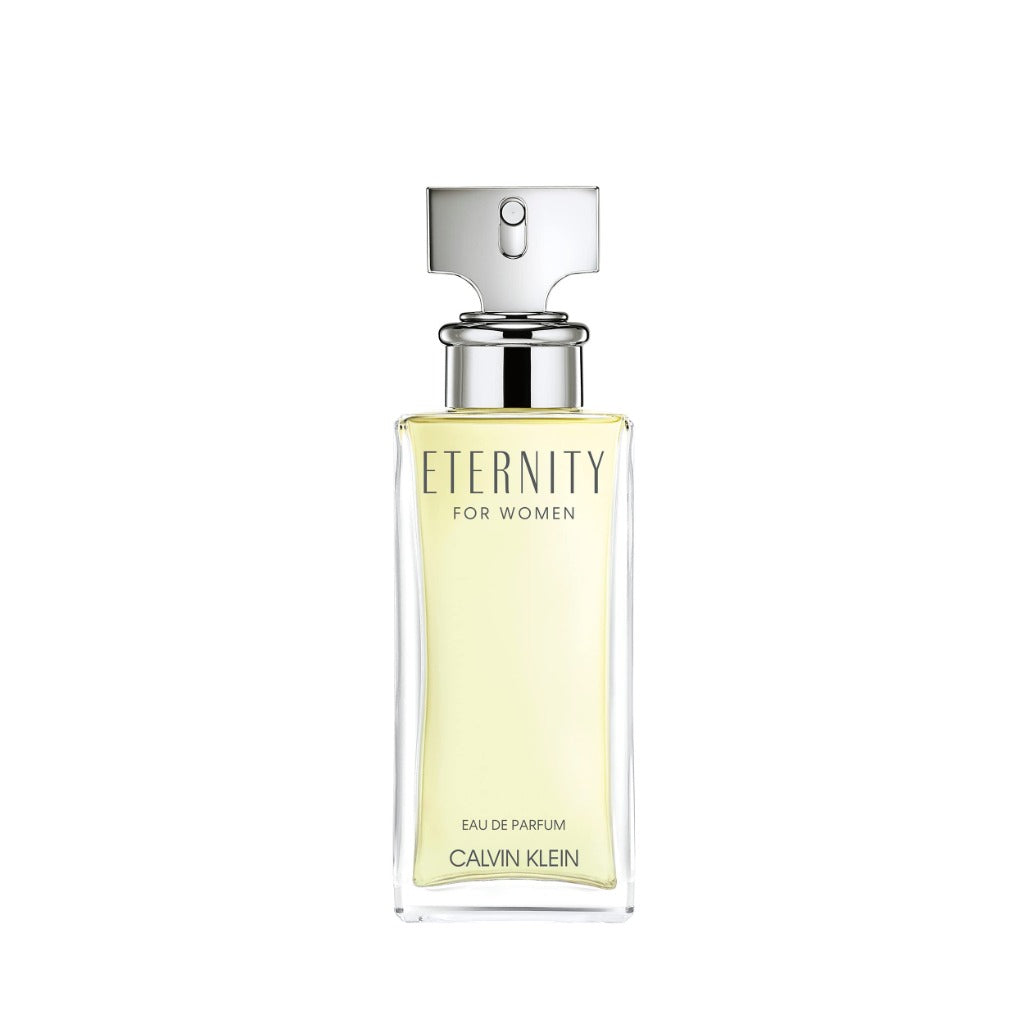 Calvin Klein Eternity For Women Eau De Parfum 100ml Spray - Floral EDP Fragrance For Her - Bergamot And White Rose Scent Bottle - Damaged Box
