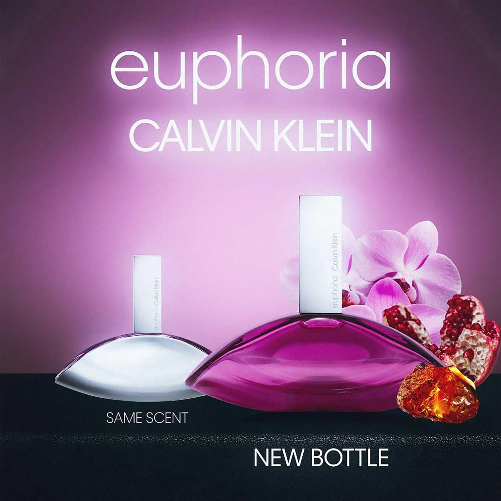 Calvin Klein Euphoria Eau de Parfum 30ml Spray for Women - EDP Perfume for Her - Chypre Floral Fragrance with Pomegranate and Black Orchid - Damaged Box