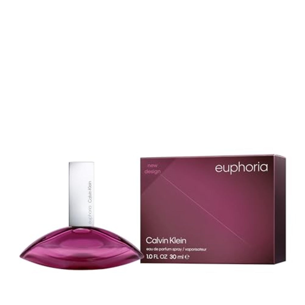 Calvin Klein Euphoria Eau de Parfum 30ml Spray for Women - EDP Perfume for Her - Chypre Floral Fragrance with Pomegranate and Black Orchid - Damaged Box
