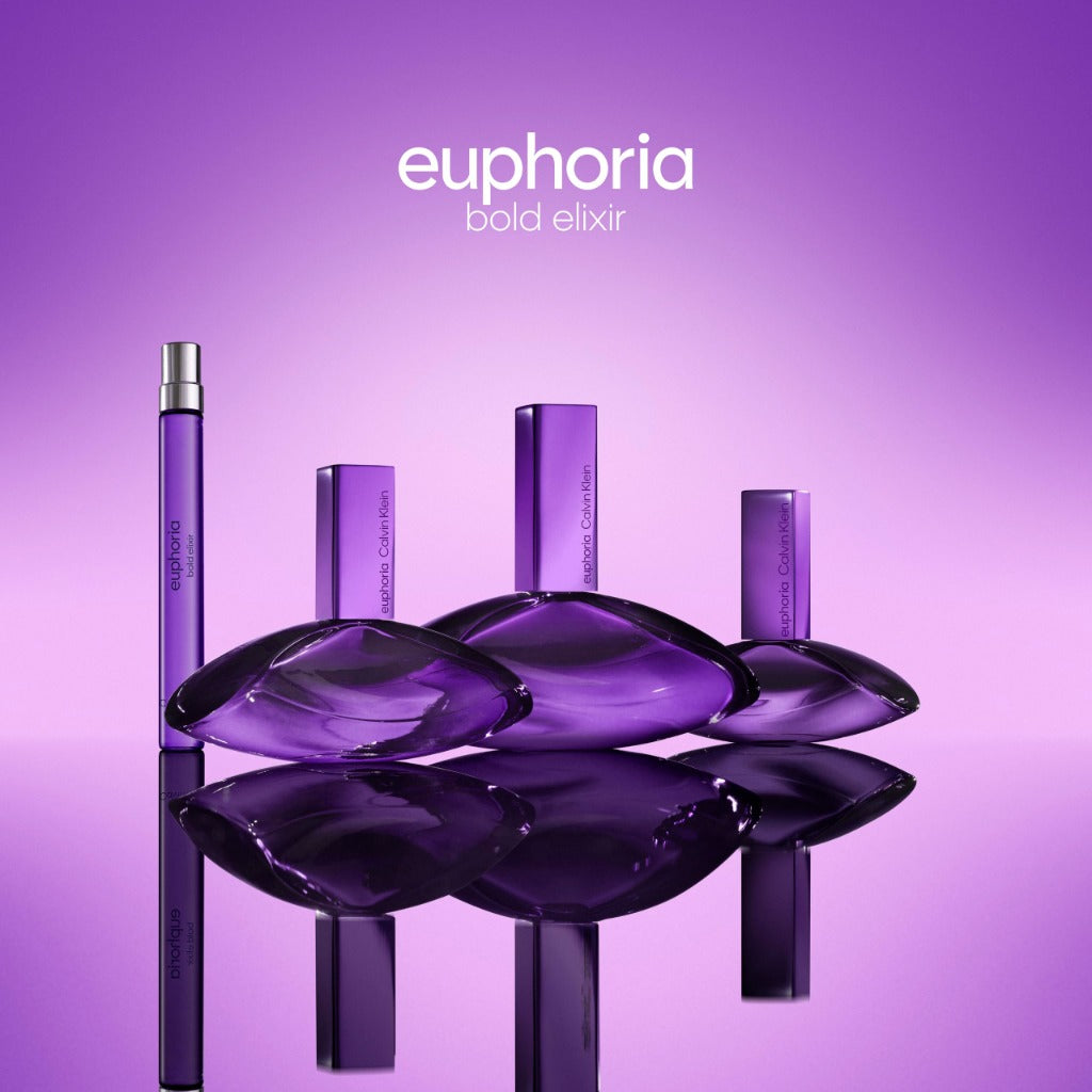 Calvin Klein Euphoria Bold Elixir Parfum Intense 100ml Spray for Women - Long Lasting Vanilla Smoky Orchid Fragrance Perfume Gift for Her - Damaged Box