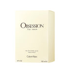 Calvin Klein Obsession For Men Eau De Toilette 125ml Spray - Mens Aftershave Fragrance - Large Bottle EDT Spray - Damaged Box