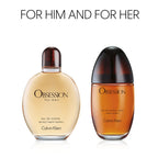 Calvin Klein Obsession For Men Eau De Toilette 125ml Spray - Mens Aftershave Fragrance - Large Bottle EDT Spray - Damaged Box
