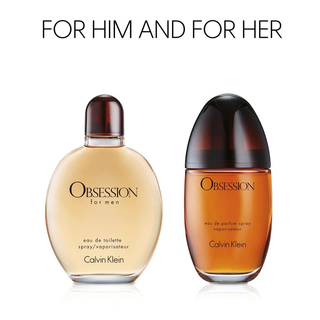 Calvin Klein Obsession For Men Eau De Toilette 125ml Spray - Mens Aftershave Fragrance - Large Bottle EDT Spray - Damaged Box