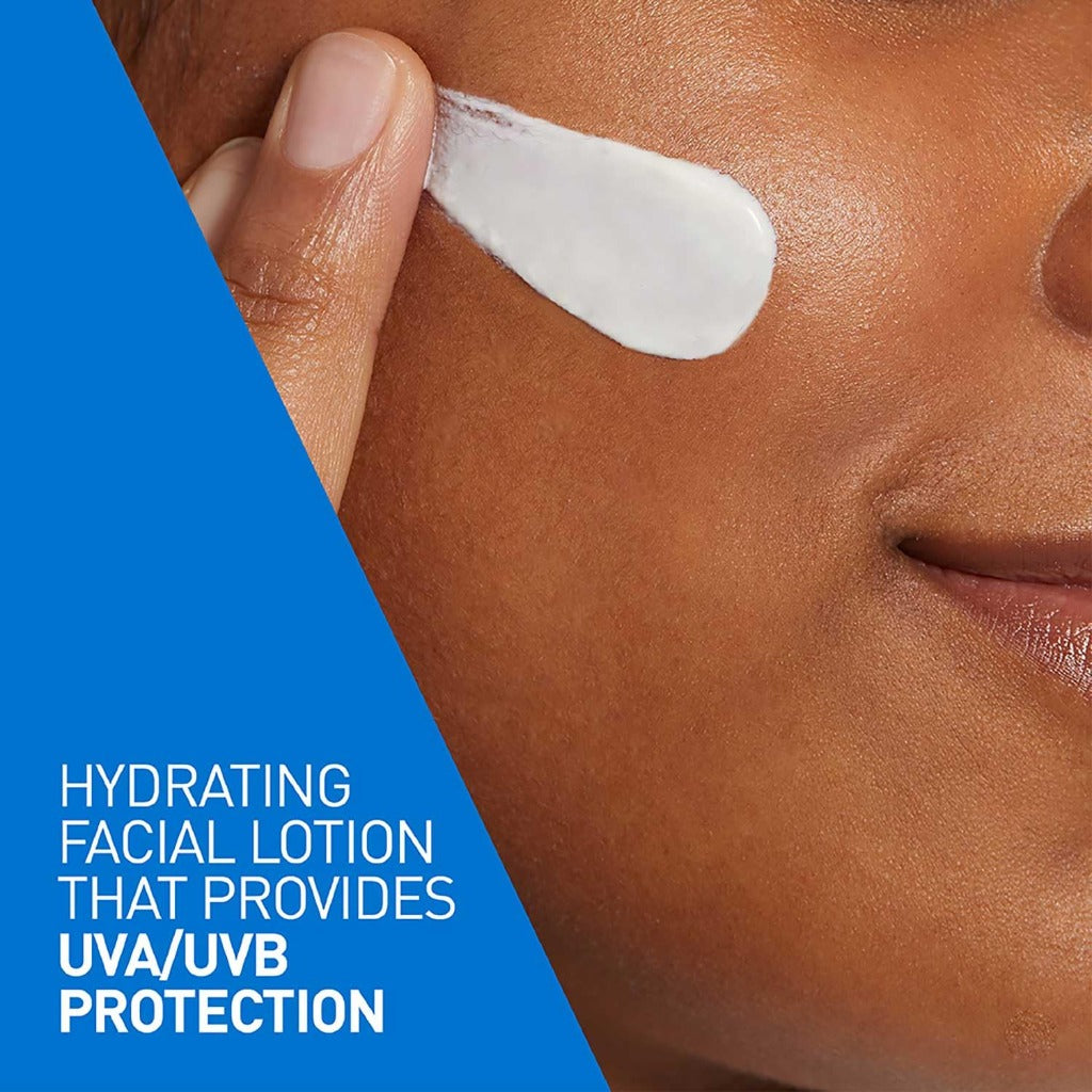 CeraVe AM Facial Moisturising Lotion SPF30 52ml - Daily Face Moisturiser with Ceramides and Hyaluronic Acid for Normal to Dry Skin