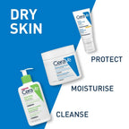 CeraVe Hydrating Cleanser 1L - Non-Foaming Face Wash and Body Cleanser for Normal to Dry Skin - With Hyaluronic Acid and Ceramides