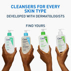 CeraVe Hydrating Cleanser 236ml - Face Wash for Normal to Dry Skin with Hyaluronic Acid and Ceramides - Sensitive Skin Facial Cleanser