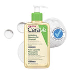 CeraVe Hydrating Foaming Oil Cleanser 236ml - Face and Body Wash for Normal to Very Dry Skin - With Ceramides Squalane and Triglyceride