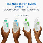 CeraVe Hydrating Foaming Oil Cleanser 236ml - Face and Body Wash for Normal to Very Dry Skin - With Ceramides Squalane and Triglyceride