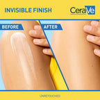 CeraVe Hydrating Sunscreen SPF 50 Body and Face Sun Cream 75ml Broad Spectrum UVA UVB Protection with Ceramides for Sensitive Skin