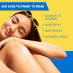 CeraVe Hydrating Sunscreen SPF 50 Body and Face Sun Cream 75ml Broad Spectrum UVA UVB Protection with Ceramides for Sensitive Skin