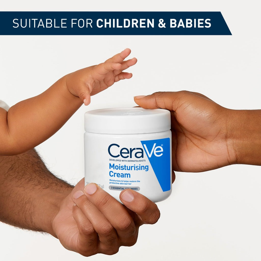 CeraVe Moisturising Cream for Dry to Very Dry Skin 562ml Face and Body Moisturiser with Hyaluronic Acid and Ceramides Pump Pot