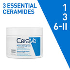 CeraVe Moisturising Cream 340g Pot - Hydrating Body and Face Moisturiser for Dry to Very Dry Skin - Fragrance-Free Skincare with Ceramides
