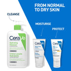 CeraVe Moisturising Cream 177ml Pot - Face and Body Moisturiser for Dry to Very Dry Skin - Hydrating Hyaluronic Acid and Ceramides