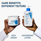 CeraVe Moisturising Cream 454g Pot - Face and Body Moisturiser for Dry to Very Dry Skin with Hyaluronic Acid and 3 Essential Ceramides