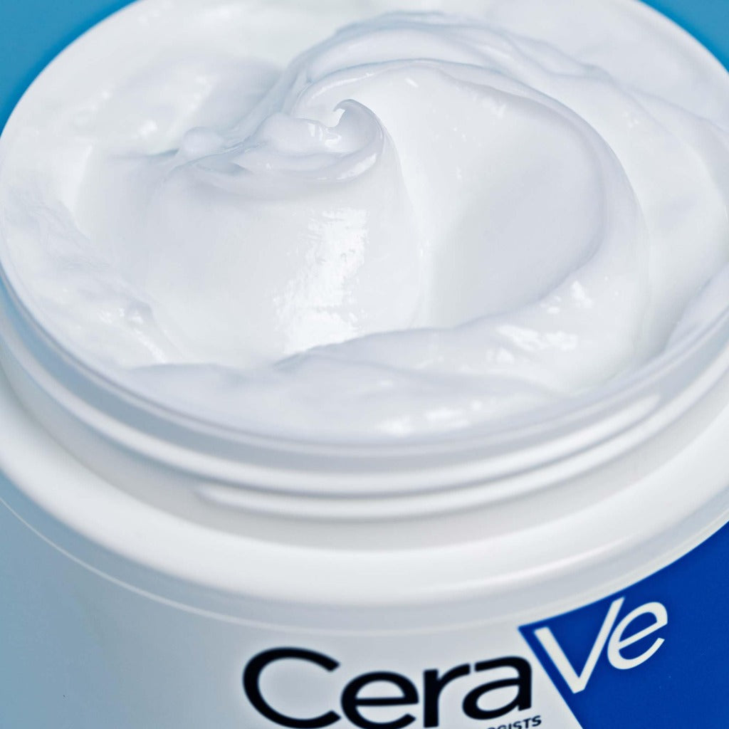 CeraVe Moisturising Cream 454g Pot - Face and Body Moisturiser for Dry to Very Dry Skin with Hyaluronic Acid and 3 Essential Ceramides