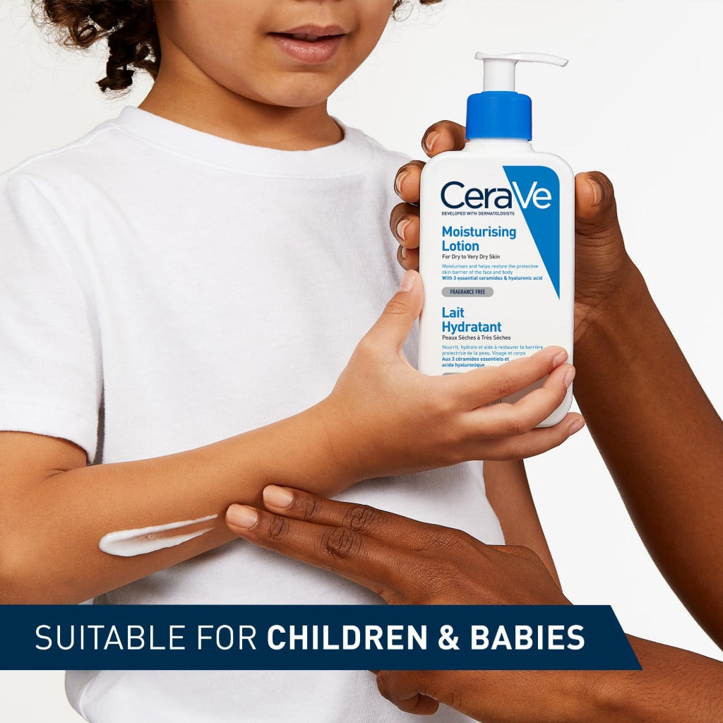 CeraVe Moisturising Lotion 562ml Face and Body Moisturiser for Dry to Very Dry Skin with Hyaluronic Acid and 3 Essential Ceramides