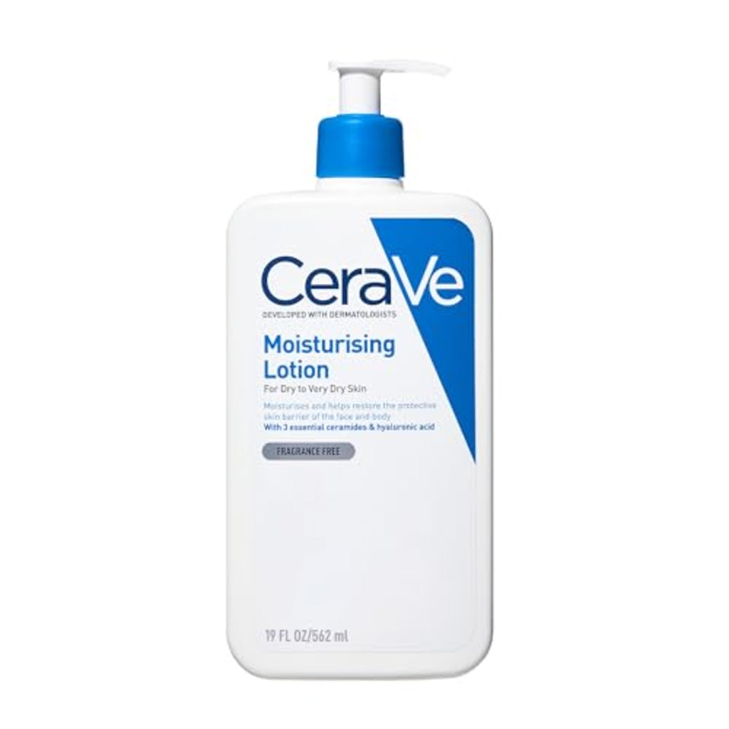 CeraVe Moisturising Lotion 562ml Face and Body Moisturiser for Dry to Very Dry Skin with Hyaluronic Acid and 3 Essential Ceramides