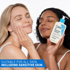 CeraVe SA Smoothing Cleanser 236ml - Salicylic Acid Face and Body Wash for Dry Rough and Bumpy Skin with Hyaluronic Acid and Ceramides