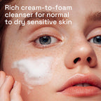 Cetaphil Hydrating Foaming Cream Cleanser and Makeup Remover, 236ml, Face Wash with Niacinamide for Normal, Dry or Sensitive Skin, Vegan-Friendly, Packaging May Vary - BBE 11/2028