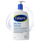 Cetaphil Oily Skin Cleanser, 473ml, Face Wash, For Combination to Oily Sensitive Skin, With Niacinamide, Packaging May Vary