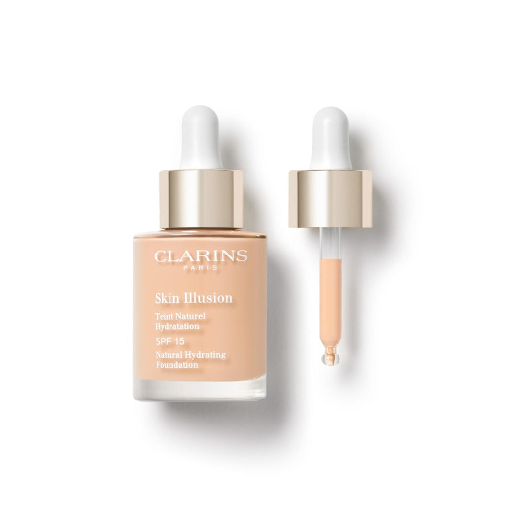 Clarins Skin Illusion Foundation SPF15 110 Honey 30ml - Damaged Box