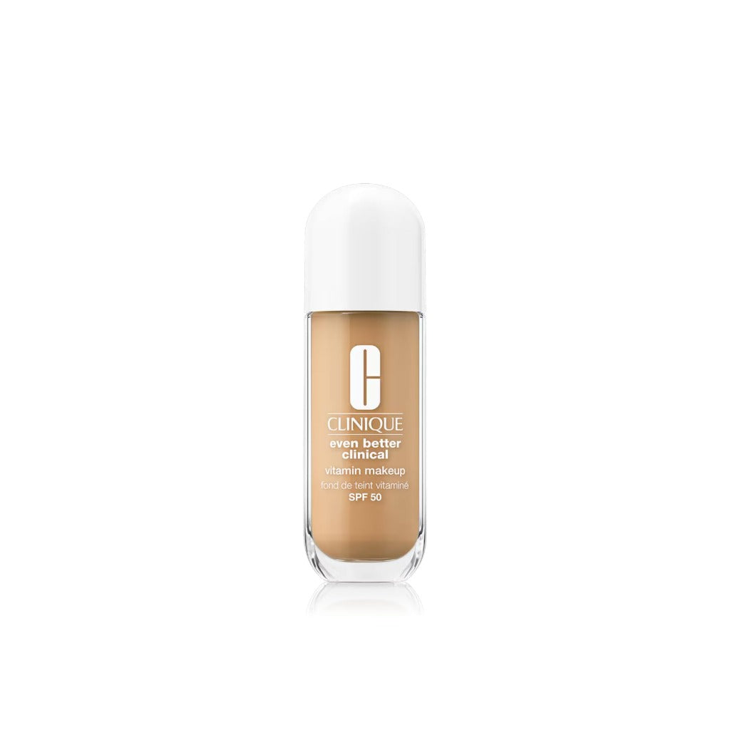 Clinique Even Better Clinical Vitamin Makeup Skin Tint Foundation SPF 50 With Vitamin C, Vitamin E + Vitamin B3 | Light Coverage + Radiant Finish - Medium Warm 1