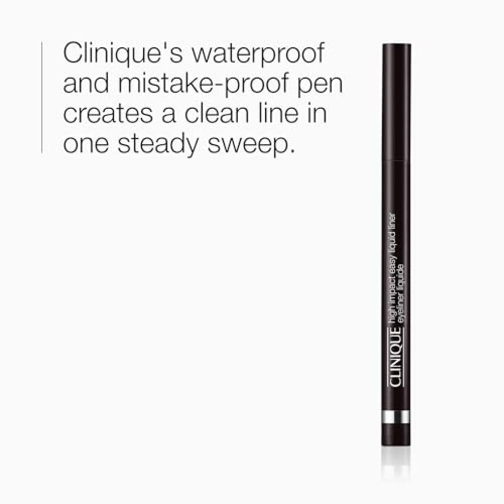 Clinique High Impact Easy Liquid Eyeliner | Waterproof, Long Lasting, Smudge Resistant + Safe For Sensitive Eyes - Very Good
