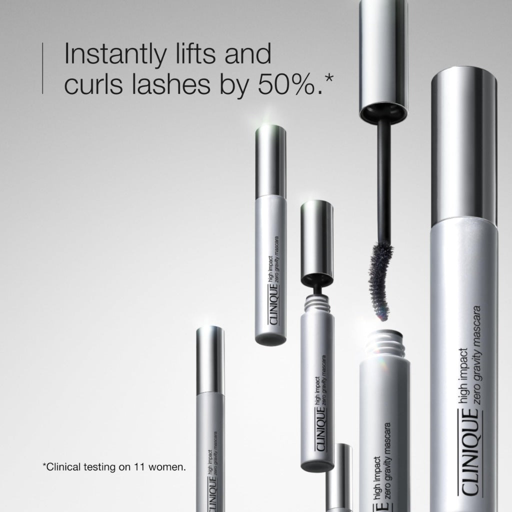 Clinique High Impact Zero Gravity Tubing Mascara | Curling, Smudge Resistant + Non-Flaking