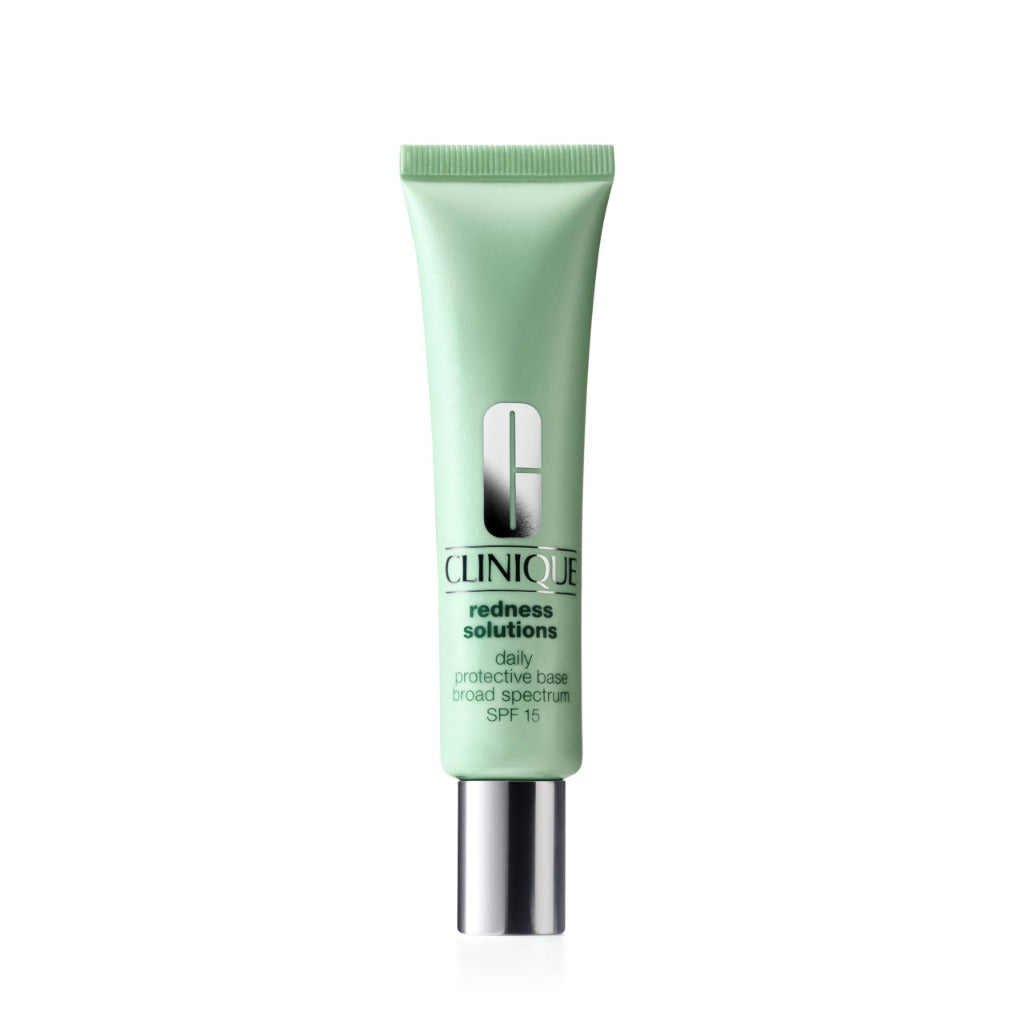 Clinique Redness Solutions Daily Protective Base Broad Spectrum SPF 15 Oil Free Tinted Face Primer | Colour Corrector + Appropriate For Skin With Redness, 40 ml. - Damaged Box