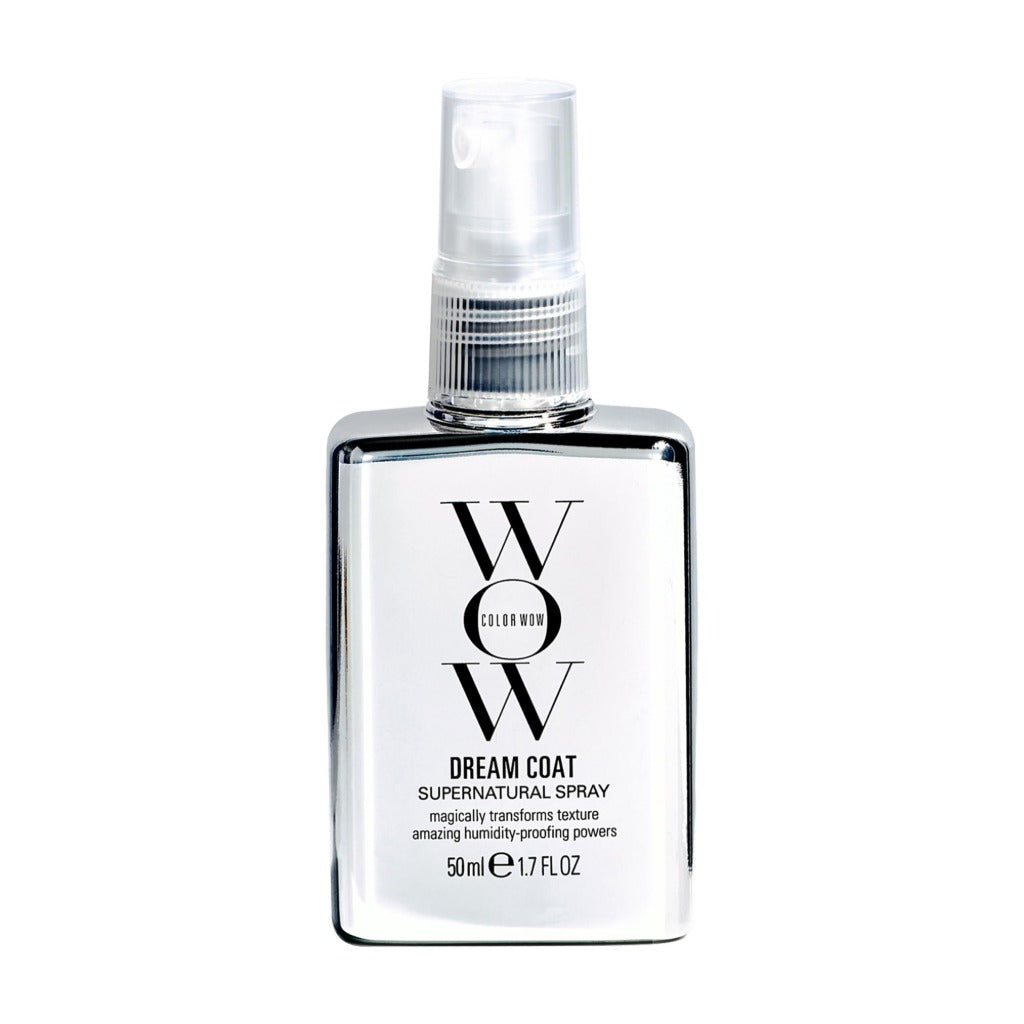COLOR WOW Dream Coat Supernatural Spray - Multi-award-winning keeps hair frizz-free for days with moisture-repellant anti-humidity technology; glass hair results, 50 ml (Pack of 1)