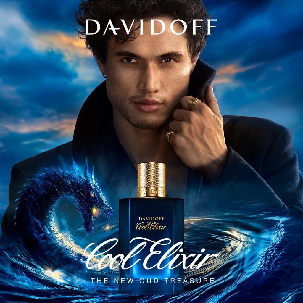 DAVIDOFF Cool Elixir - Parfum Intense for Him - Woody Fragrance with Notes of Rose Oxide, Lavandin and Oud Accord - High Longevity - 100ml - Very Good