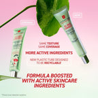 Erborian - CC Red Correct - Anti Redness Tinted Face Cream with Centella Asiatica Panthenol and Bisabolol - Green Neutralizing Shade with SPF 30 - Light Coverage - 15ml - Korean Cosmetic