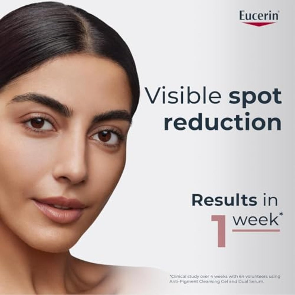 Eucerin Anti-Pigment Cleansing Gel 200ml, Gel Cleanser to Reduce Appearance of Dark Spots, Exfoliating Cleanser for Treatment of Hyperpigmentation