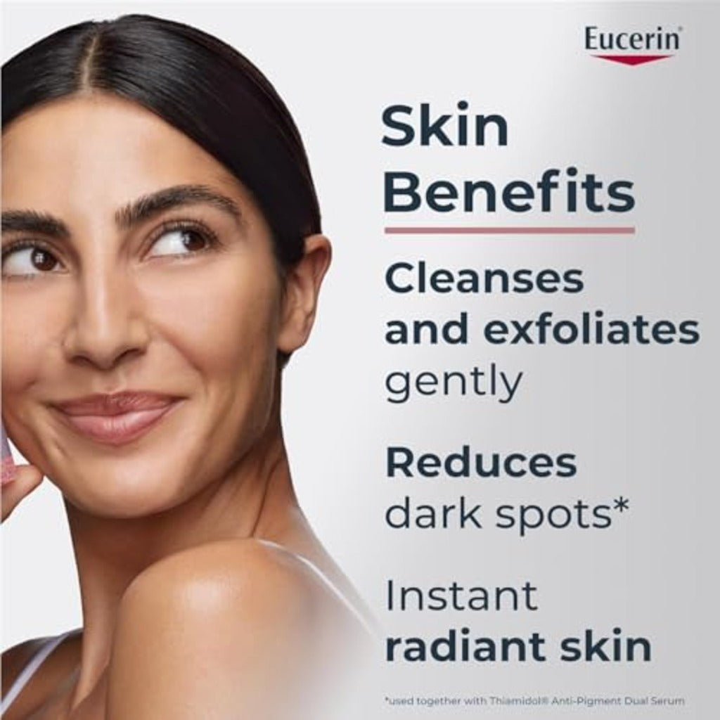 Eucerin Anti-Pigment Cleansing Gel 200ml, Gel Cleanser to Reduce Appearance of Dark Spots, Exfoliating Cleanser for Treatment of Hyperpigmentation