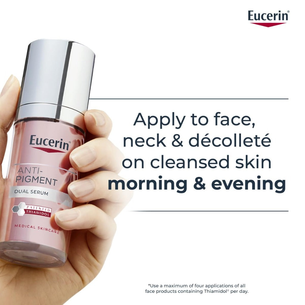 Eucerin Anti-Pigment Dual Face Serum 30ml, Hyperpigmentation Treatment for Age Spots and Uneven Skin Tone, Advanced Anti-Pigment Face Serum for Women with Hyaluronic Acid - Very Good