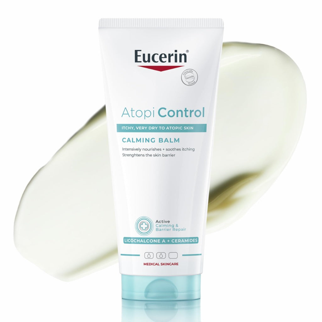 Eucerin Atocontrol Balm 200ml, Soothing and Hydrating Ointment for Itchy, Very Dry and Sensitive Skin, Ideal Atopic Dermatitis and Eczema Treatment, Suitable for Babies
