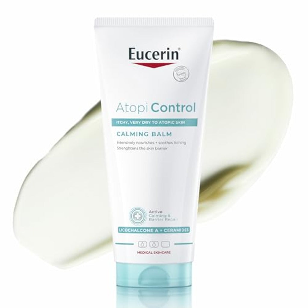 Eucerin Atocontrol Balm 200ml, Soothing and Hydrating Ointment for Itchy, Very Dry and Sensitive Skin, Ideal Atopic Dermatitis and Eczema Treatment, Suitable for Babies
