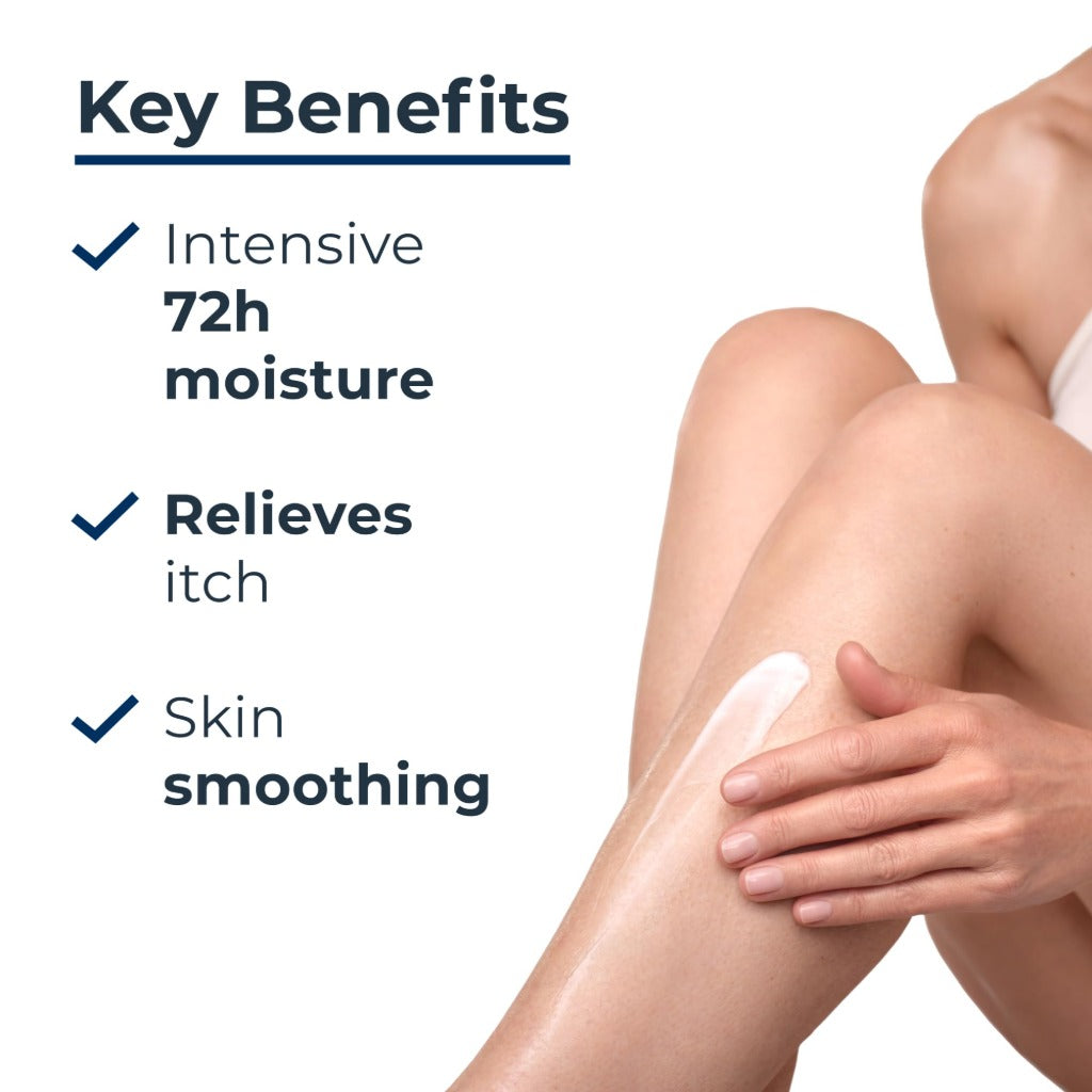 Eucerin UreaRepair Plus Body Lotion 10% Urea 400ml, Intensive 48H Dry Skin Relief Body Cream for Dry and Rough Skin, Moisturising Skincare with Urea and Ceramides, Medical Skincare