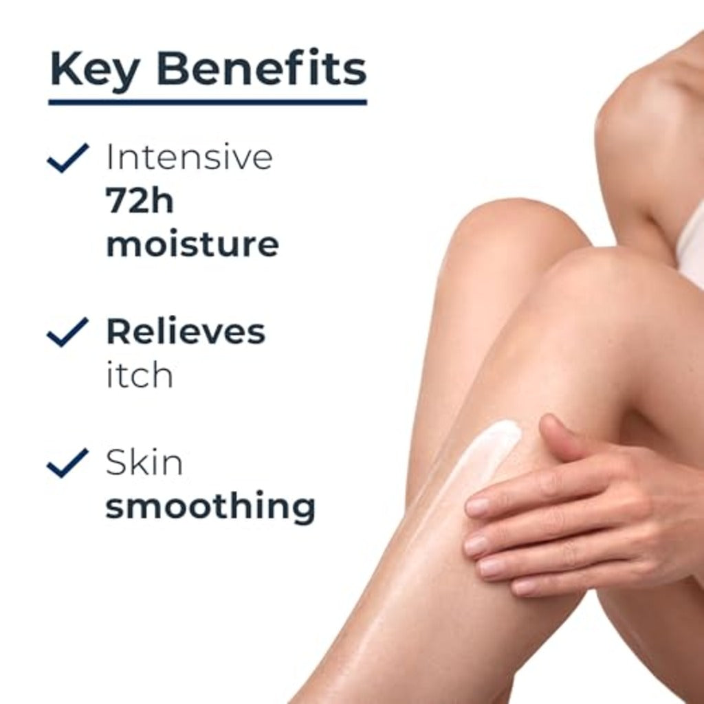 Eucerin UreaRepair Plus Body Lotion 10% Urea 400ml, Intensive 48H Dry Skin Relief Body Cream for Dry and Rough Skin, Moisturising Skincare with Urea and Ceramides, Medical Skincare