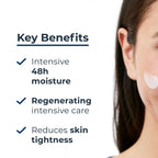 Eucerin UreaRepair Replenishing Face Night Cream 5% Urea 50ml, Intensive Night Cream for Dry and Rough Skin, Skincare with Urea for Dry Skin - Damaged Box