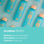 ISDIN Acniben Body Spray - For Body Acne, Bacne & Chest Spots - Salicylic & Glycolic Acid Exfoliant - Quick Drying, 360o Nozzle, 150ml - Damaged Box