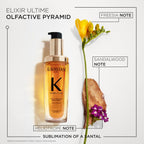K'erastase Elixir Ultime Hair Oil, For Dull, All Hair Types, Strengthens, Nourishes and Protects From Heat, With Argan and Camellia Oil, L'Huile Originale, 75ml - Damaged Box
